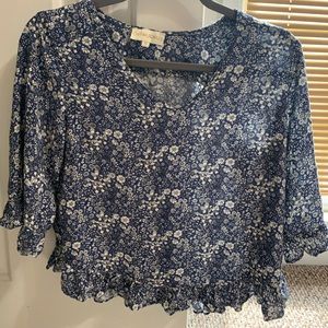 Cynthia Rowley floral blouse